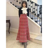 オリジナルロービングチェックマーメイドスカート | MERCURYDUO | 詳細画像33