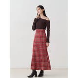 オリジナルロービングチェックマーメイドスカート | MERCURYDUO | 詳細画像5