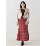 オリジナルロービングチェックマーメイドスカート | MERCURYDUO | 詳細画像8