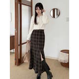 バックレースアップストレッチマーメイドスカート | MERCURYDUO | 詳細画像15 