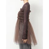 【OUNNOUN】チュールギャザーマルチウェイビスチェ | MERCURYDUO | 詳細画像11