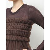 【OUNNOUN】チュールギャザーマルチウェイビスチェ | MERCURYDUO | 詳細画像14