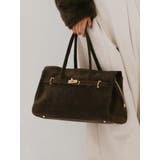 ダークブラウン | 【MILLELA FIRENZE】スエードハンドバッグ | MERCURYDUO