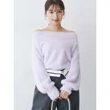 ミニシャギーオフショルニット | MERCURYDUO | 詳細画像10 