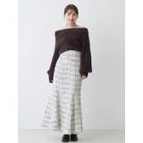 ミニシャギーオフショルニット | MERCURYDUO | 詳細画像19 