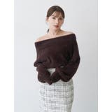 ミニシャギーオフショルニット | MERCURYDUO | 詳細画像21 