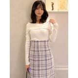 アシメドレープコンパクトニット | MERCURYDUO | 詳細画像23