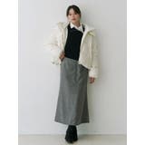 【WEB限定カラーあり】ハイツイストアシメZIPニット | MERCURYDUO | 詳細画像18 