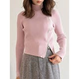 【WEB限定カラーあり】ハイツイストアシメZIPニット | MERCURYDUO | 詳細画像26 