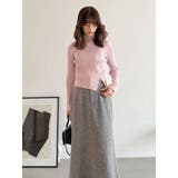 【WEB限定カラーあり】ハイツイストアシメZIPニット | MERCURYDUO | 詳細画像28 