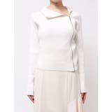 【WEB限定カラーあり】ハイツイストアシメZIPニット | MERCURYDUO | 詳細画像43 