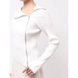 【WEB限定カラーあり】ハイツイストアシメZIPニット | MERCURYDUO | 詳細画像47 