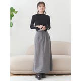 フレアスリーブハイネックリブニット | MERCURYDUO | 詳細画像12