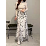 フレアスリーブハイネックリブニット | MERCURYDUO | 詳細画像49