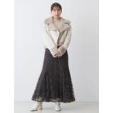 フレアスリーブハイネックリブニット | MERCURYDUO | 詳細画像8