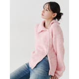 アシメZIPオーバーニット | MERCURYDUO | 詳細画像2