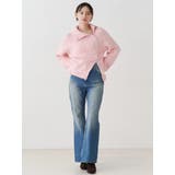 アシメZIPオーバーニット | MERCURYDUO | 詳細画像5