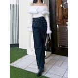 【WEB限定カラーあり】フェイクファートリミングニット | MERCURYDUO | 詳細画像20