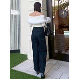 【WEB限定カラーあり】フェイクファートリミングニット | MERCURYDUO | 詳細画像30