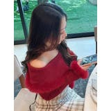 【WEB限定カラーあり】フェイクファートリミングニット | MERCURYDUO | 詳細画像35