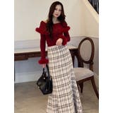 【WEB限定カラーあり】フェイクファートリミングニット | MERCURYDUO | 詳細画像36