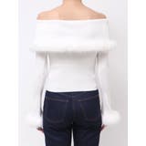 【WEB限定カラーあり】フェイクファートリミングニット | MERCURYDUO | 詳細画像46