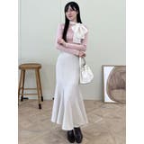 異素材リボンカットアウトニット | MERCURYDUO | 詳細画像18