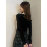 異素材リボンカットアウトニット | MERCURYDUO | 詳細画像24