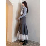 異素材リボンカットアウトニット | MERCURYDUO | 詳細画像27