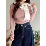 異素材リボンカットアウトニット | MERCURYDUO | 詳細画像40