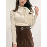 異素材リボンカットアウトニット | MERCURYDUO | 詳細画像49