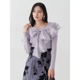 異素材ラッフルリボンリブニット | MERCURYDUO | 詳細画像13 