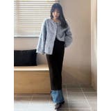 【OUNNOUN】ロングシャギー2WAYオーバーサイズニット | MERCURYDUO | 詳細画像14 