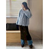 【OUNNOUN】ロングシャギー2WAYオーバーサイズニット | MERCURYDUO | 詳細画像16 