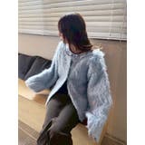 【OUNNOUN】ロングシャギー2WAYオーバーサイズニット | MERCURYDUO | 詳細画像17 