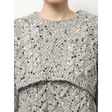 【OUNNOUN】3WAYケーブルチュニック | MERCURYDUO | 詳細画像20 