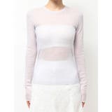 【OUNNOUN】シアーウールリブニットトップス | MERCURYDUO | 詳細画像11