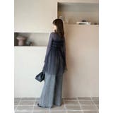 【OUNNOUN】シアーウールリブニットトップス | MERCURYDUO | 詳細画像5