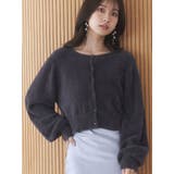 ミニシャギークルーネックカーディガン | MERCURYDUO | 詳細画像2 