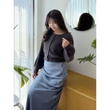 ミニシャギークルーネックカーディガン | MERCURYDUO | 詳細画像24 