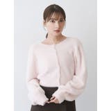 ベビーピンク | ミニシャギークルーネックカーディガン | MERCURYDUO