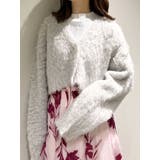 【WEB限定カラーあり】シャギークロップドカーディガン | MERCURYDUO | 詳細画像2 
