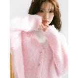 ピンク | 【WEB限定カラーあり】シャギークロップドカーディガン | MERCURYDUO