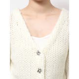 ローゲージデザインボタンカーディガン | MERCURYDUO | 詳細画像18