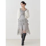 ローゲージデザインボタンカーディガン | MERCURYDUO | 詳細画像2