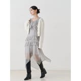 ローゲージデザインボタンカーディガン | MERCURYDUO | 詳細画像4