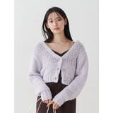 ローゲージデザインボタンカーディガン | MERCURYDUO | 詳細画像7