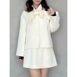 ビッグリボンショートコート | MERCURYDUO | 詳細画像1