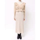 異素材ドッキングラッフルニットワンピース | MERCURYDUO | 詳細画像13 