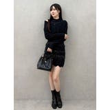 ツイードニットミニワンピースカーデアンサンブル | MERCURYDUO | 詳細画像2